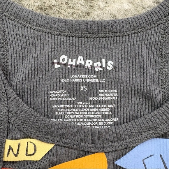 NWT Lo Harris Graphic Baby Doll Tank - Picture 4 of 8
